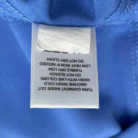 Figs Scrub Top Womens Small Blue Short Sleeve Medical Uniform Two Front Pocket - Picture 11 of 11